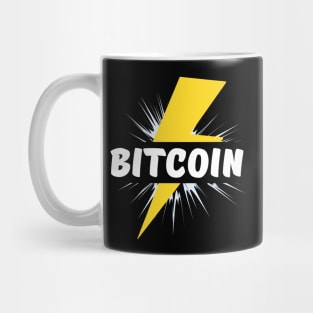 Bitcoin lightning strike - cryptocurrency Mug